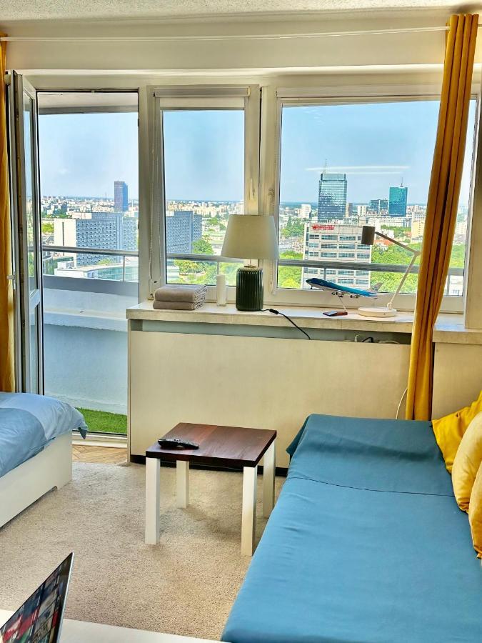 Ferienwohnung Sun Clima/Ac Metro X2 Fast Wifi 500 Mbs 70'Tv Netflix Appletv Hbo Warschau Exterior foto