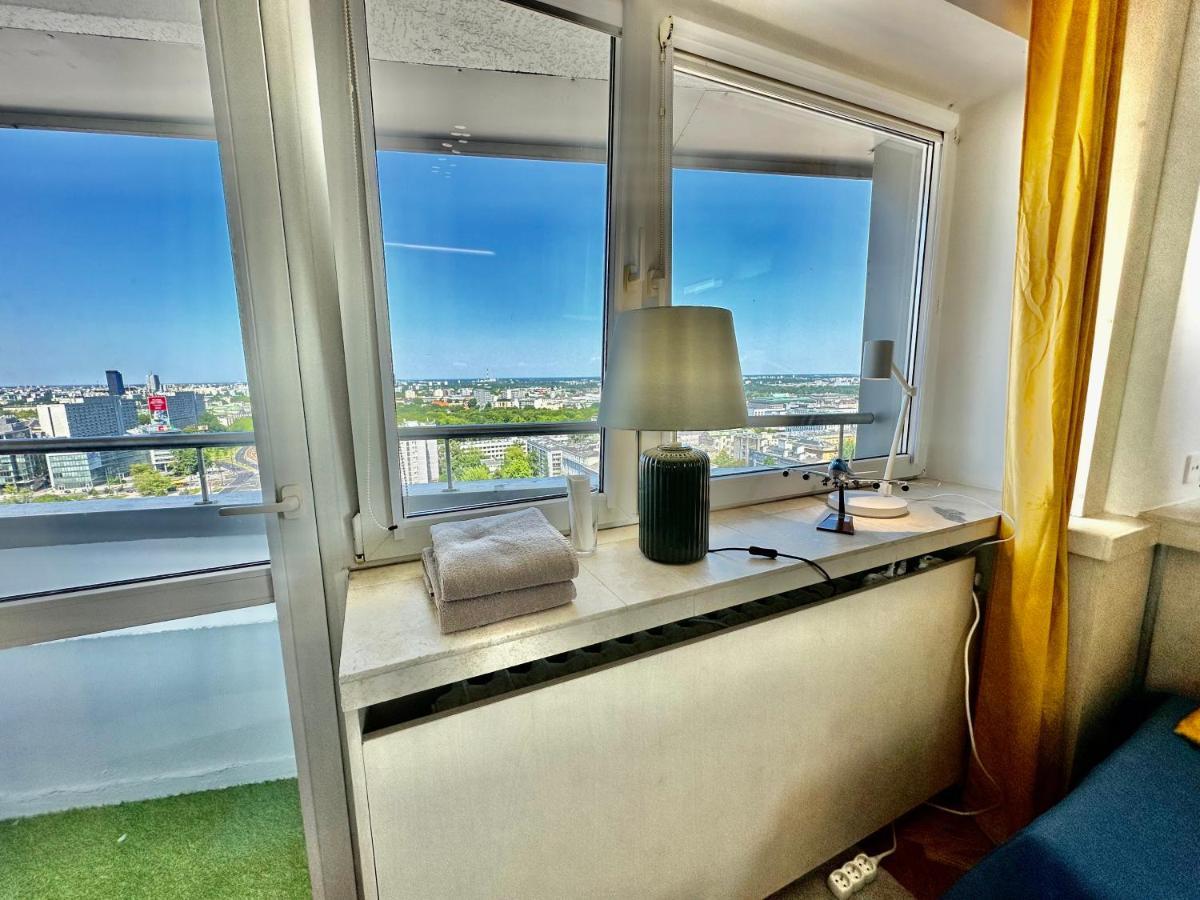 Ferienwohnung Sun Clima/Ac Metro X2 Fast Wifi 500 Mbs 70'Tv Netflix Appletv Hbo Warschau Exterior foto
